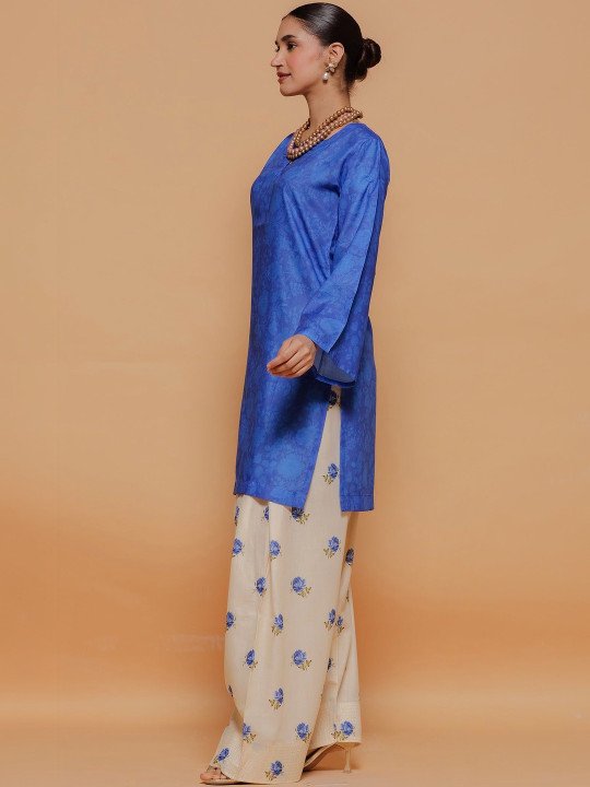 Floral Printed Kurta Trouser Set