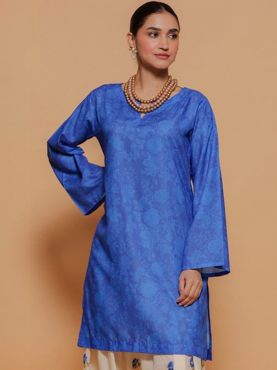 Floral Printed Kurta Trouser Set
