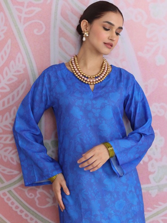Floral Printed Kurta Trouser Set