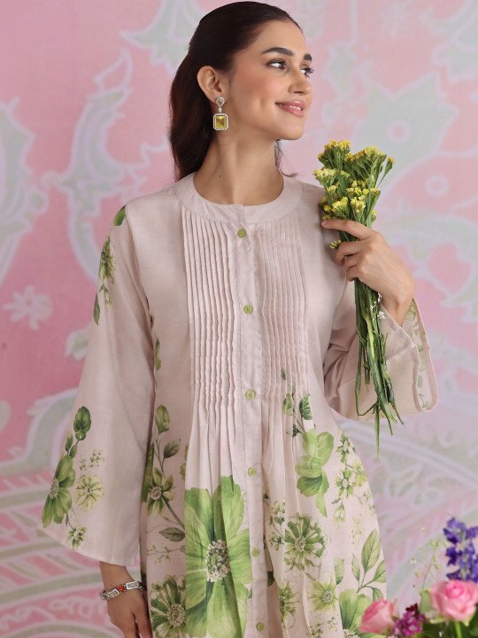 Women Floral Printed Regular Kurta with Palazzos &amp;amp; Dupatta