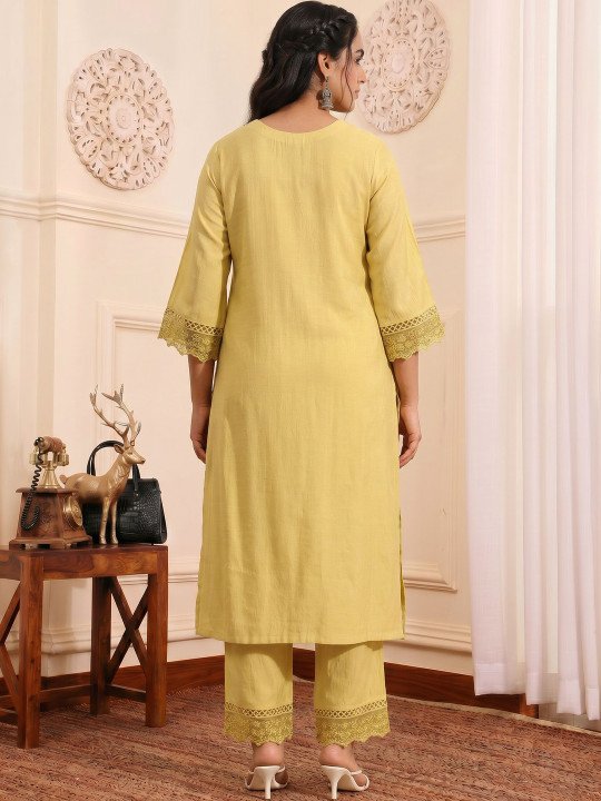 Women Regular Kurta with Trousers